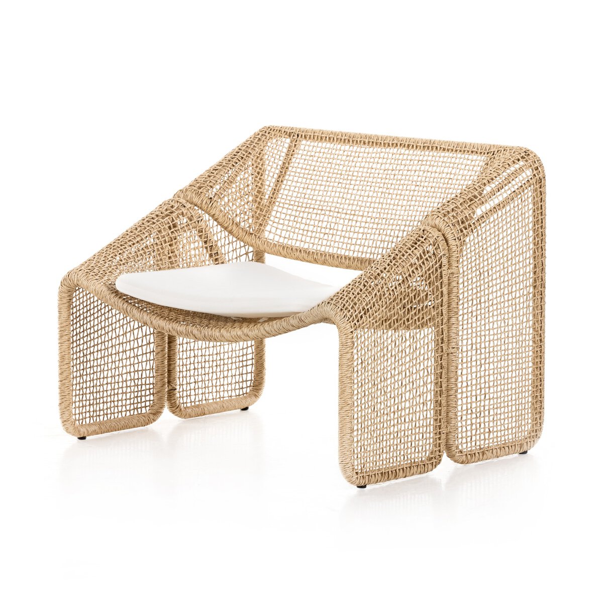 Selma Outdoor Chair Venao Ivory Faux Hyacinth OL
