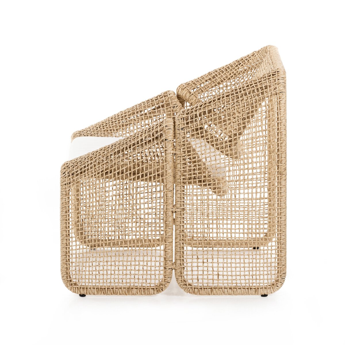 Selma Outdoor Chair Venao Ivory Faux Hyacinth OL