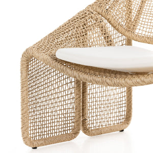 Selma Outdoor Chair Venao Ivory Faux Hyacinth OL