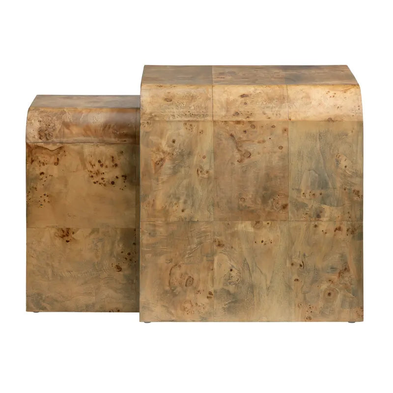 Virginia Mappa Burl Nesting Tables OL