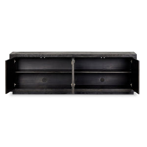 Warby Sideboard Worn Black Oak OL