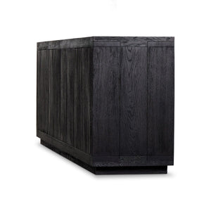 Warby Sideboard Worn Black Oak OL