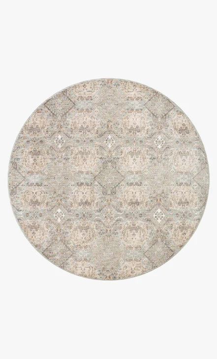 Amber Lewis Loloi Zuma Silver Multi Rug