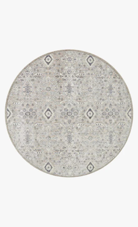 Amber Lewis Loloi Zuma Silver Sky Rug