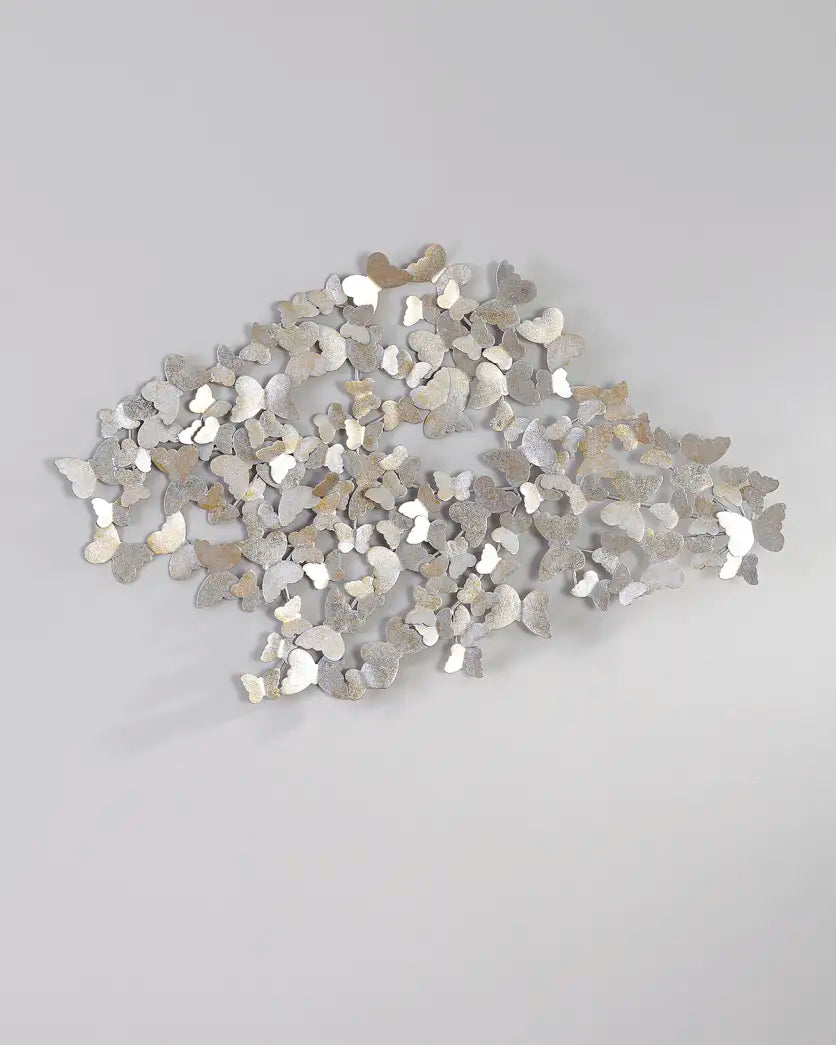 Butterfly Wall Sculpture - Silver