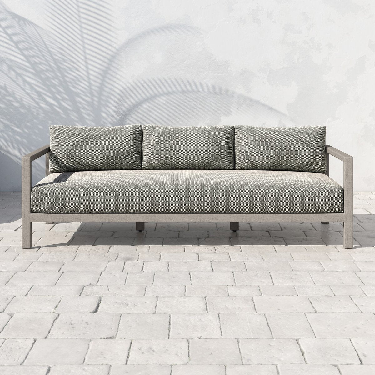 Sonoma Outdoor Sofa, Weathered Grey Faye Ash OL