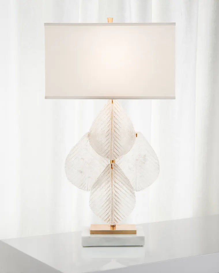 Glass Petal Table Lamp