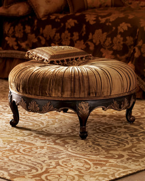 Scala Velvet Ottoman