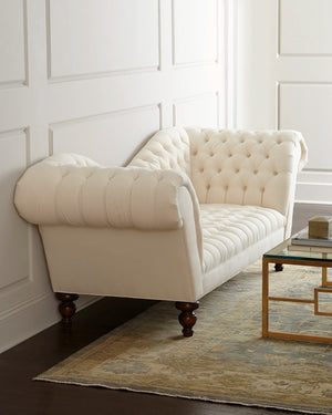 Ellsworth Neutral Recamier Sofa