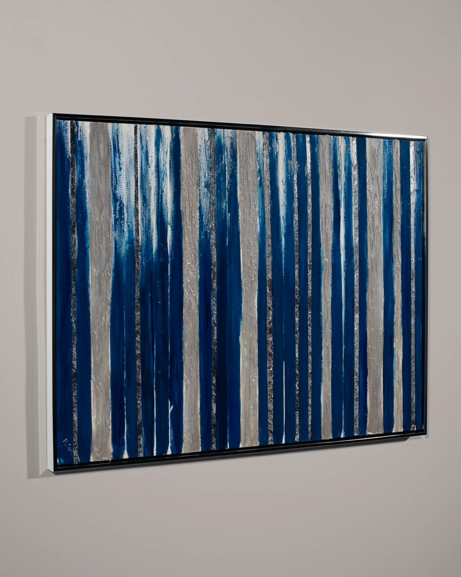 Shine Blue Canvas Art