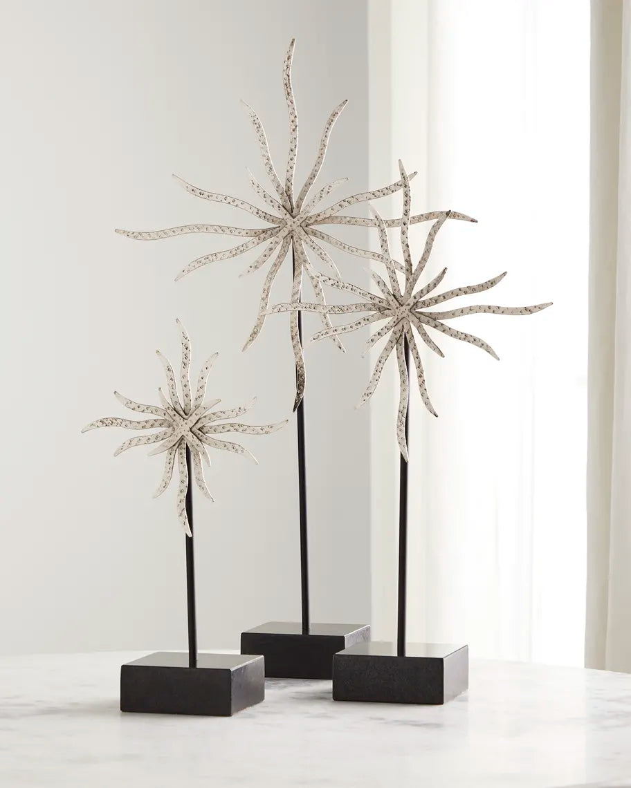 Starburst Sculpture Set of 3