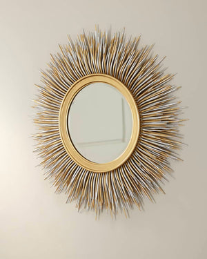 Metallic Porcupine Mirror