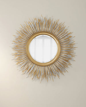 Metallic Porcupine Mirror