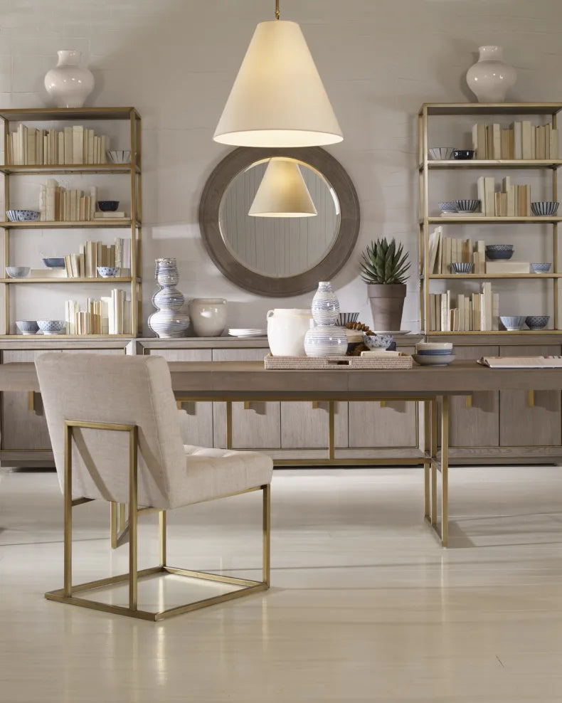 Kendall Metal Tufted Side Chair