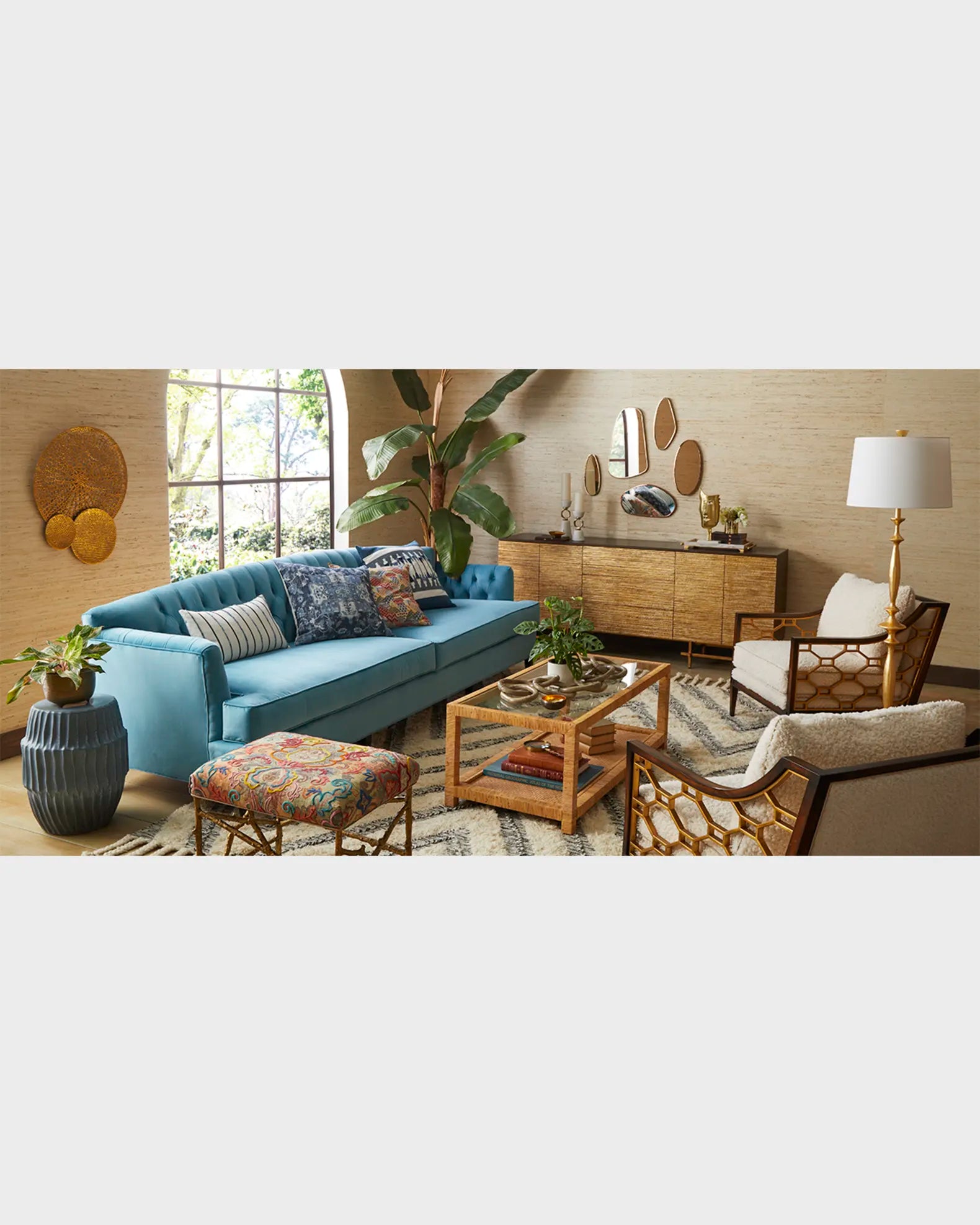 Macie Tufted Sofa 120"