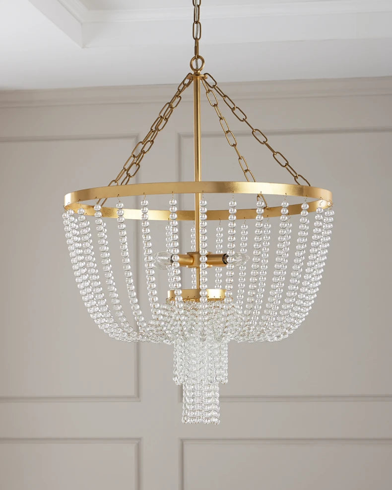 Glass Bead Chandelier