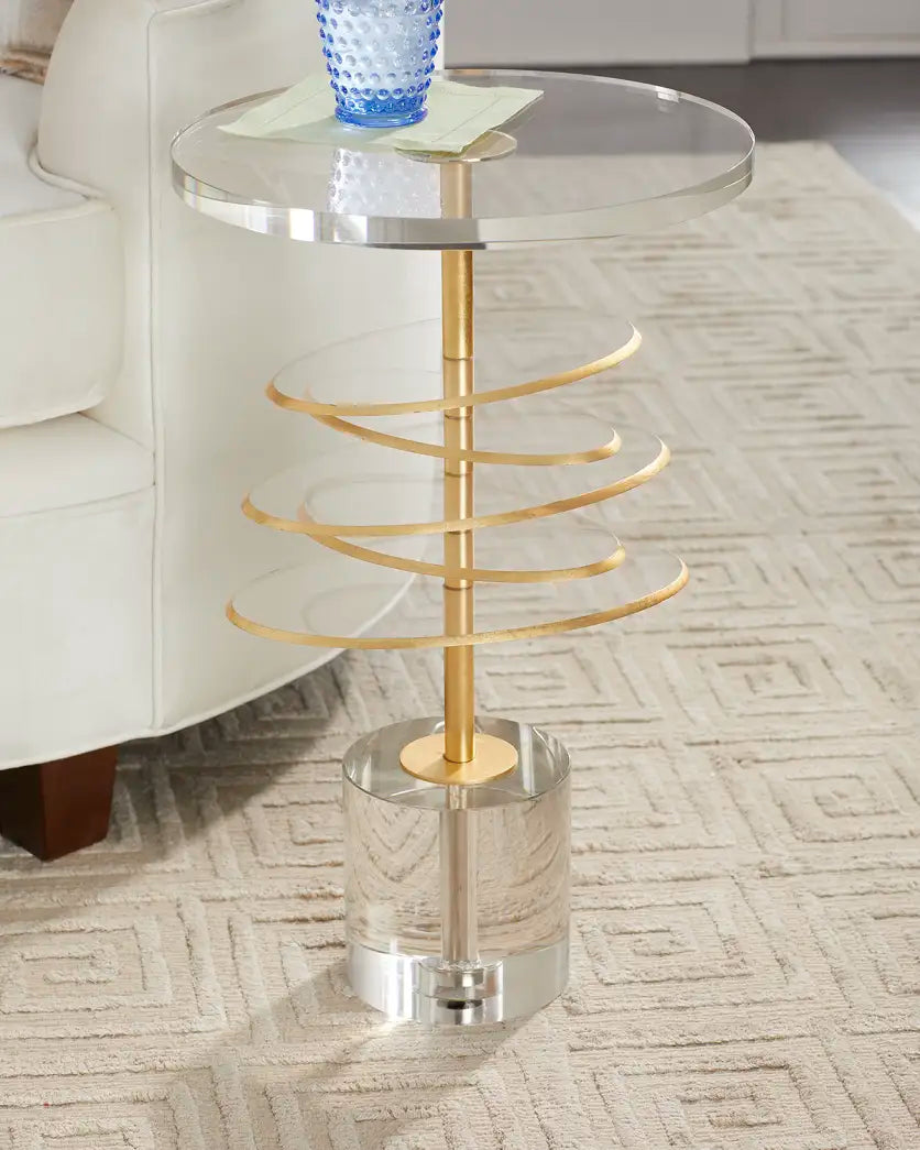 Acrylic Discs Martini Table