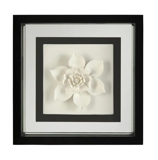 Black/White Porcelain Flower