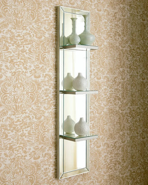 Mirrored Shelf Wall Panel