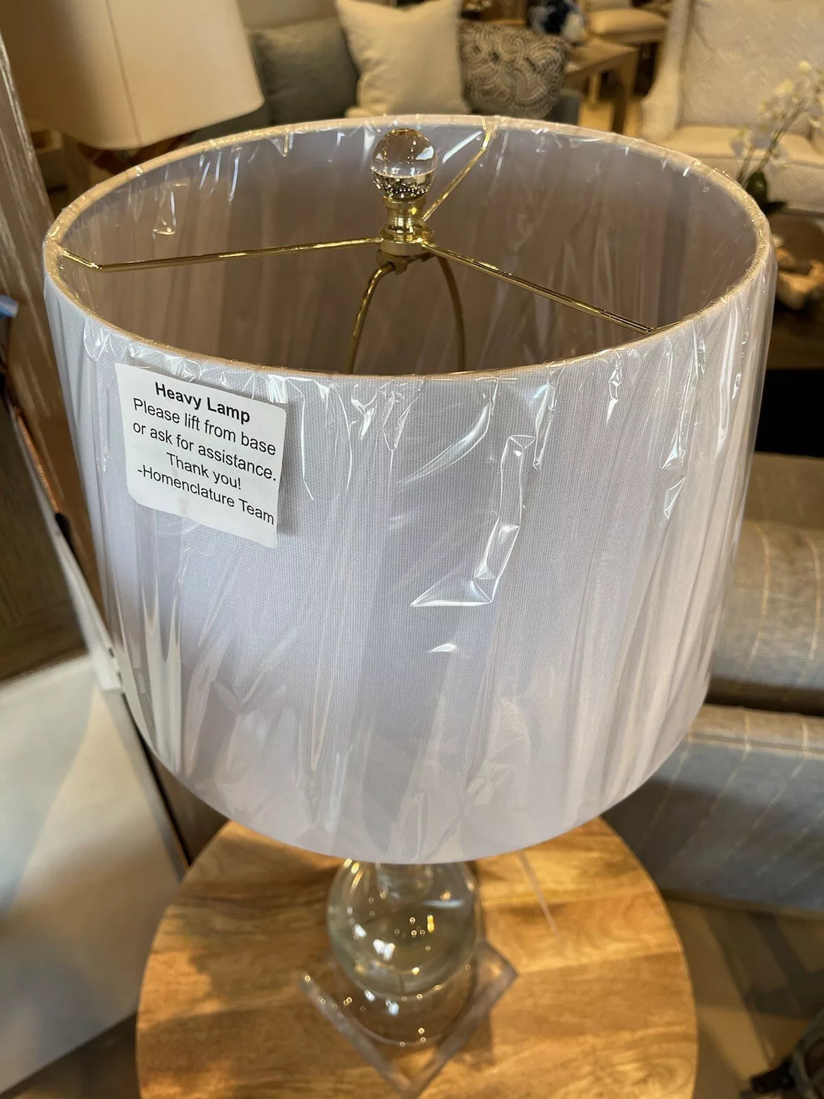 Stowe Crystal Table Lamp