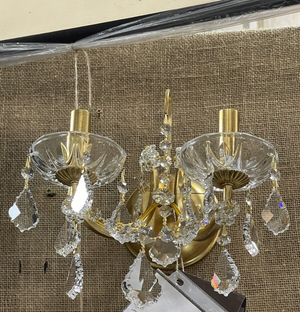 Crystorama 2 Light Sconce PAIR