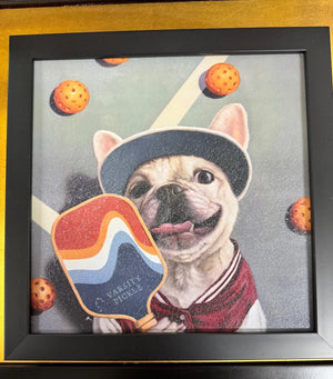 Paragon Varsity Pickle Red 11 X 11 X 2 Wall Art