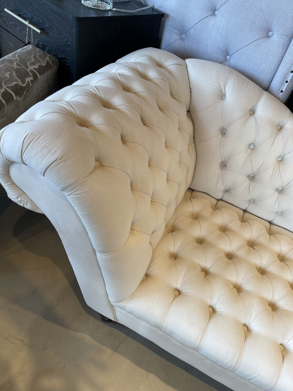 Ellsworth Neutral Recamier Sofa