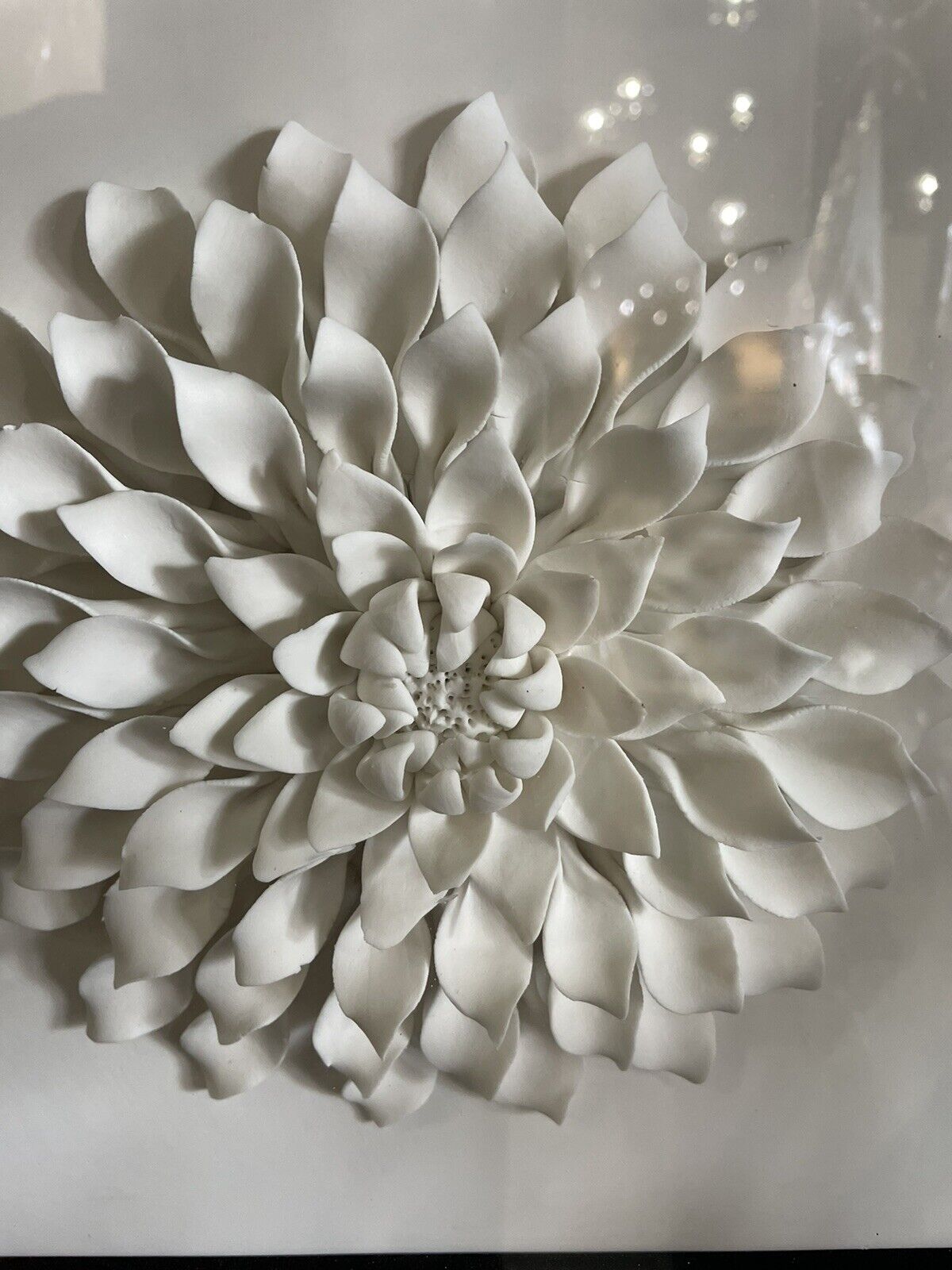 Black/White Porcelain Flower