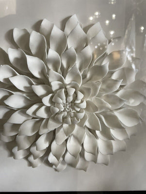Black/White Porcelain Flower