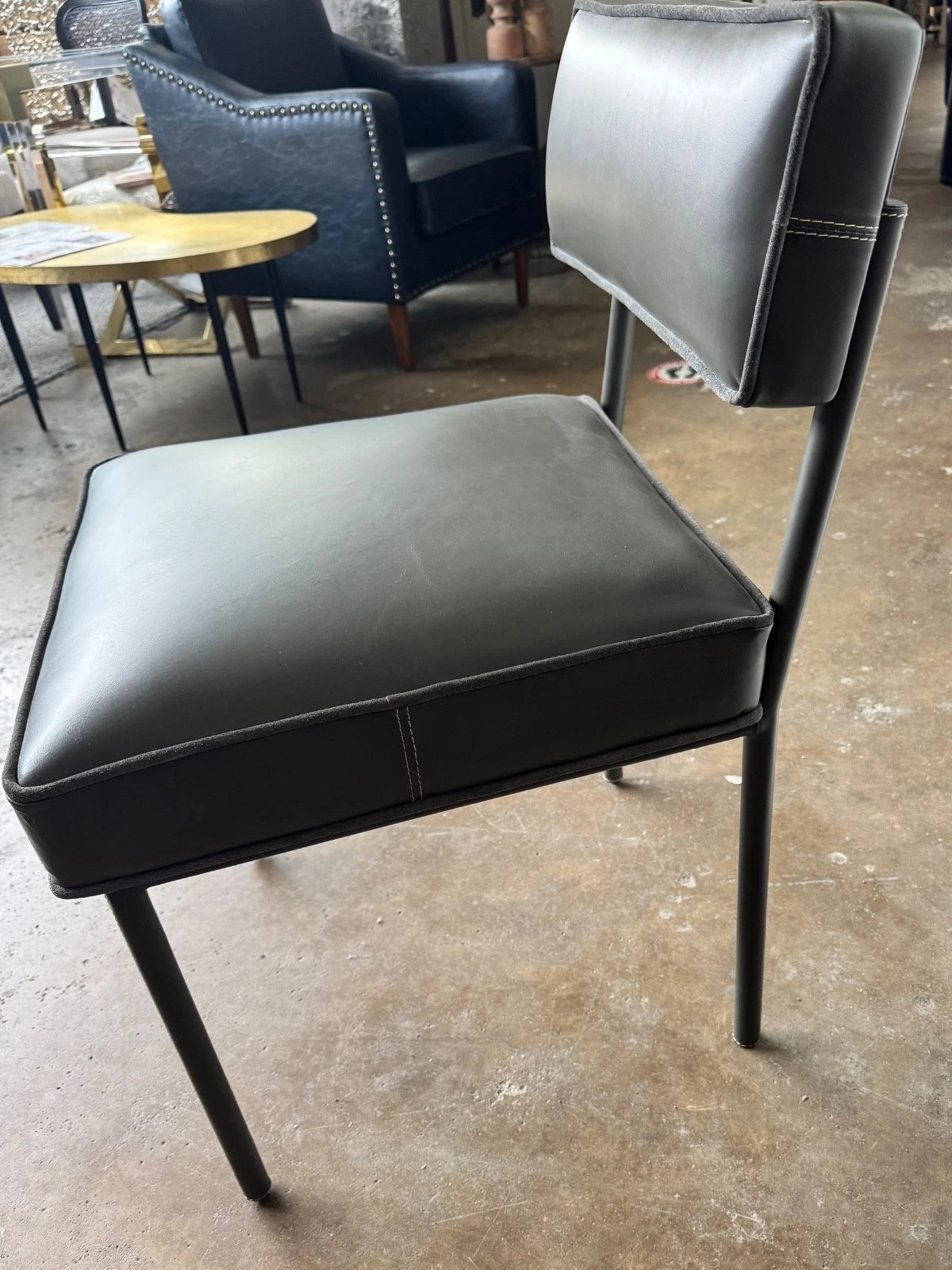 Topanga Leather Dining Side Chair