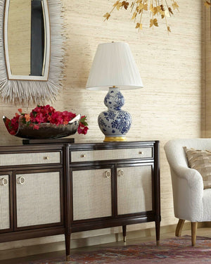 Porcupine Quill Rectangle Mirror in Distressed White Color