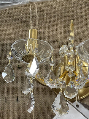 Crystorama 2 Light Sconce PAIR
