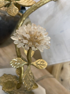 Quartz Flower Table Lamp