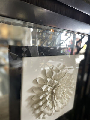 Black/White Porcelain Flower
