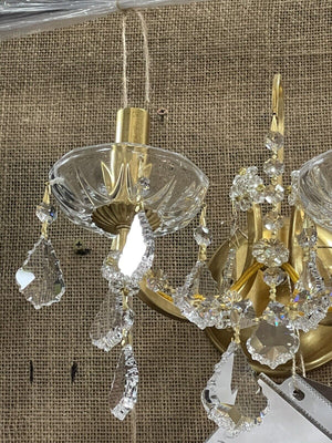 Crystorama 2 Light Sconce PAIR