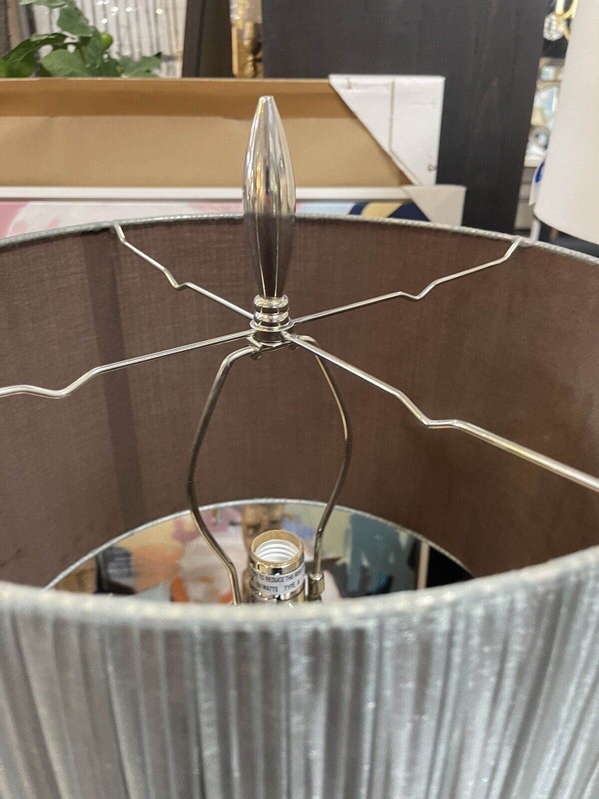 Rainwater on Glass Table Lamp