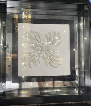 Black/White Porcelain Flower