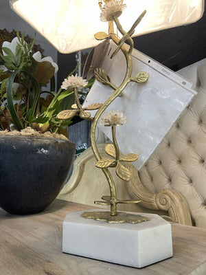 Quartz Flower Table Lamp