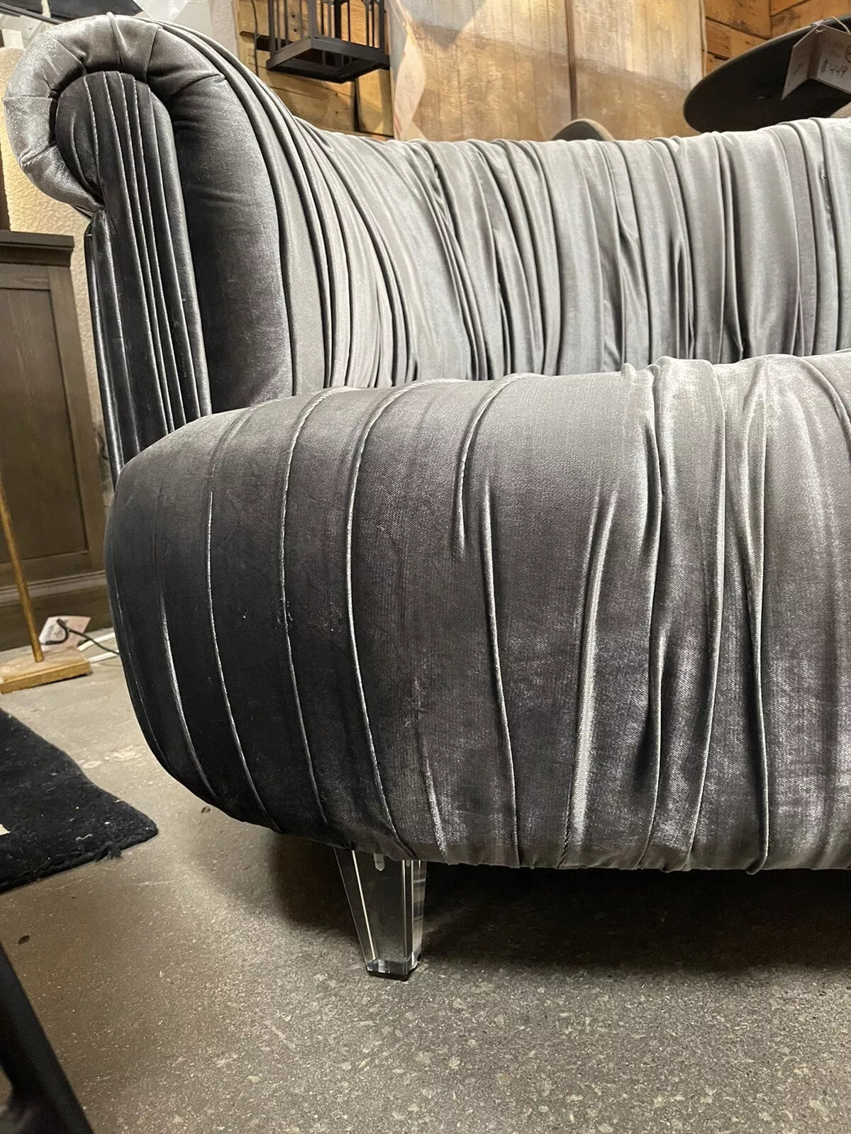 Romana Ruched Sofa, 122"