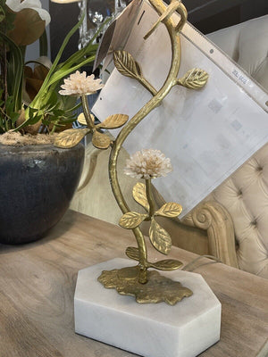 Quartz Flower Table Lamp