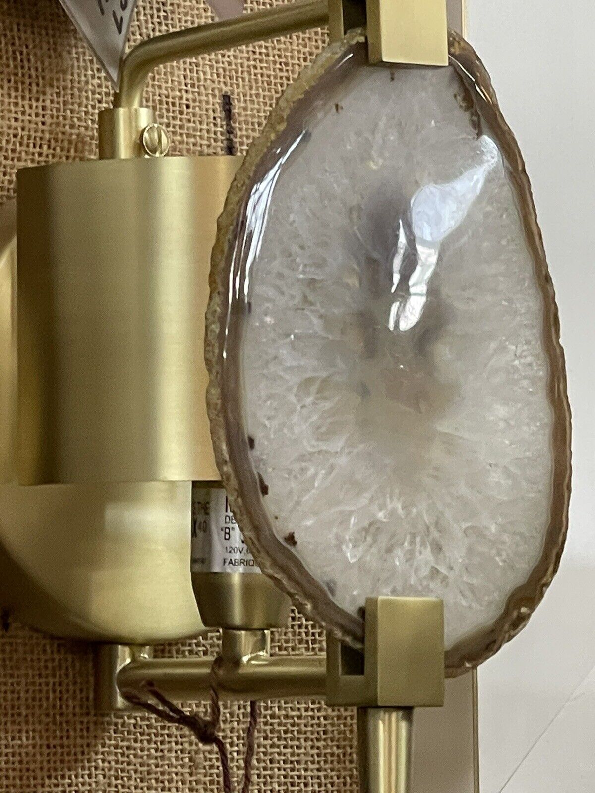 Eclipse Agate Wall Sconce