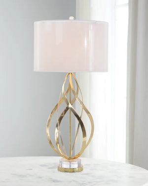 Swirls of Ribbon Table Lamp