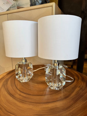 Vera Crystal Mini Lamp Pair