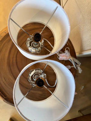 Vera Crystal Mini Lamp Pair