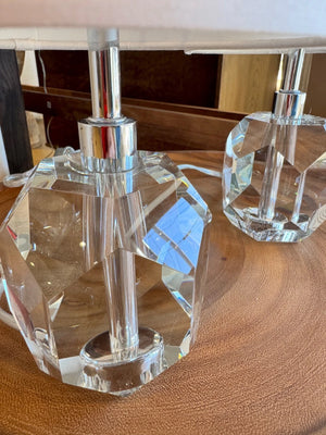 Vera Crystal Mini Lamp Pair