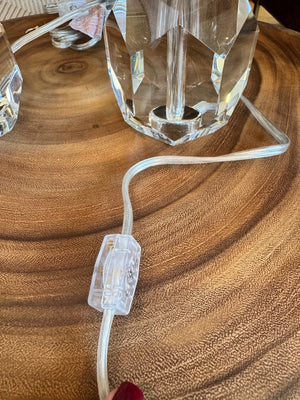 Vera Crystal Mini Lamp Pair